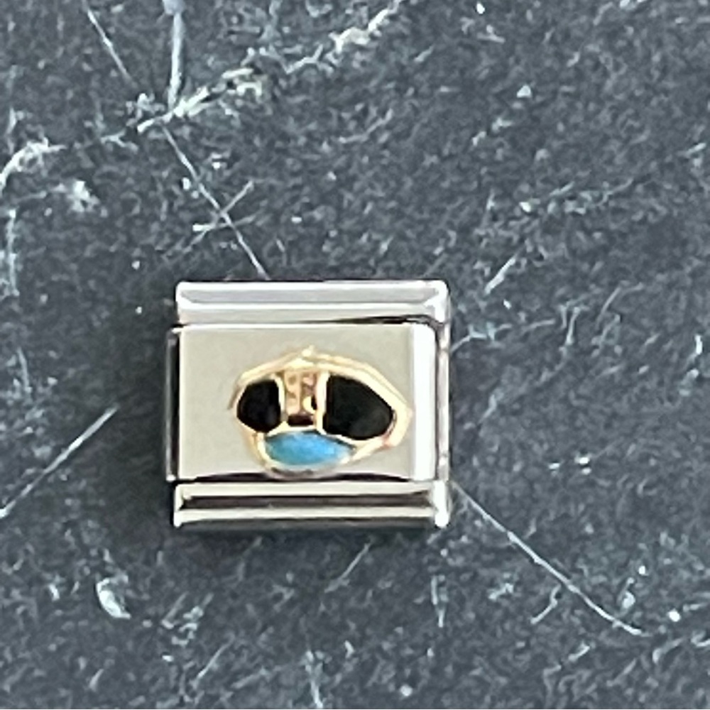 Zoppini police 👮 cap with Black and Blue Accents